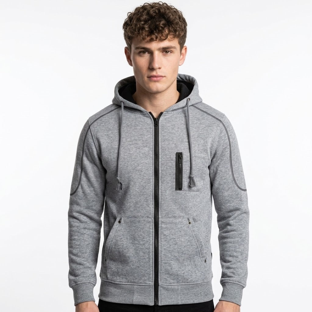 Alistair Prendergast | Zip-Up Hoodie With Drawstring Hood