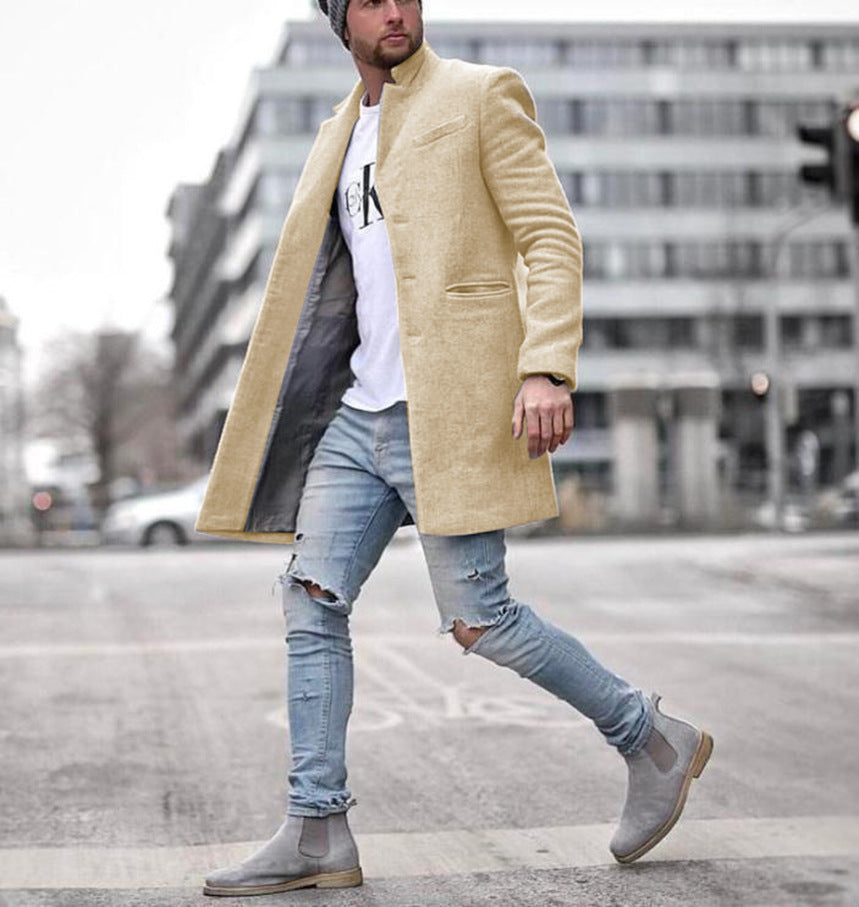 Cedric Cavanagh | Wool Trench Coat for Men