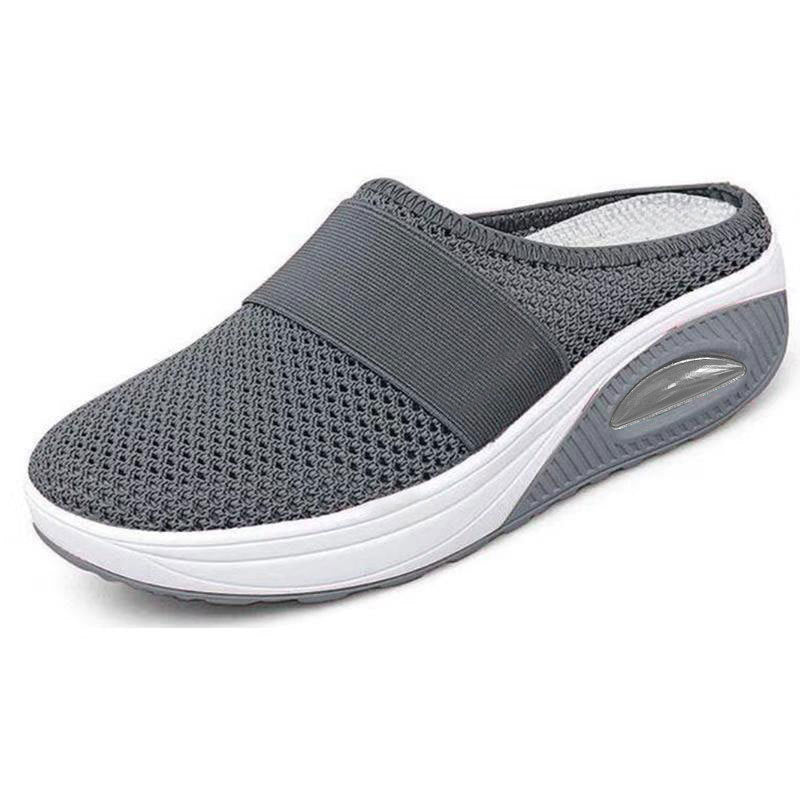 Cecily Hartwell | Mesh Slip-On Slippers With Platform Sole