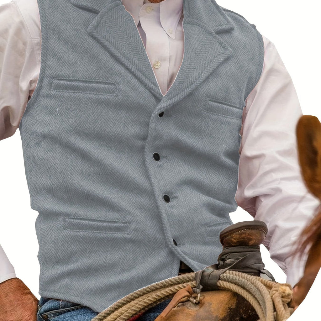 Percy Fairweather | Heritage Herringbone Vest