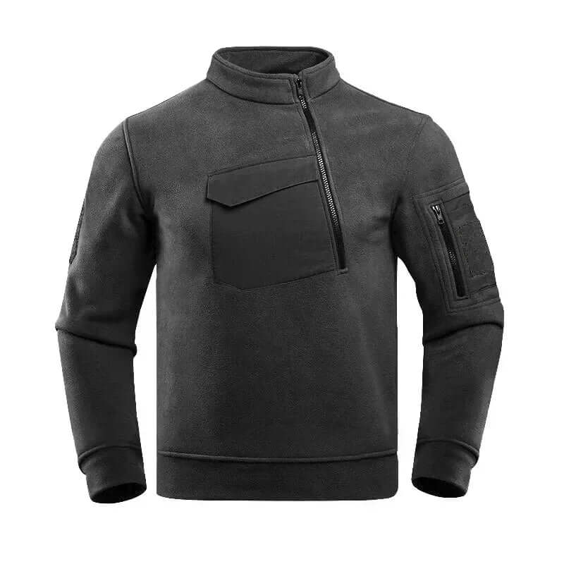 Miles Kendrick | Fleece Mens Jacket With Tactical Zip Pockets