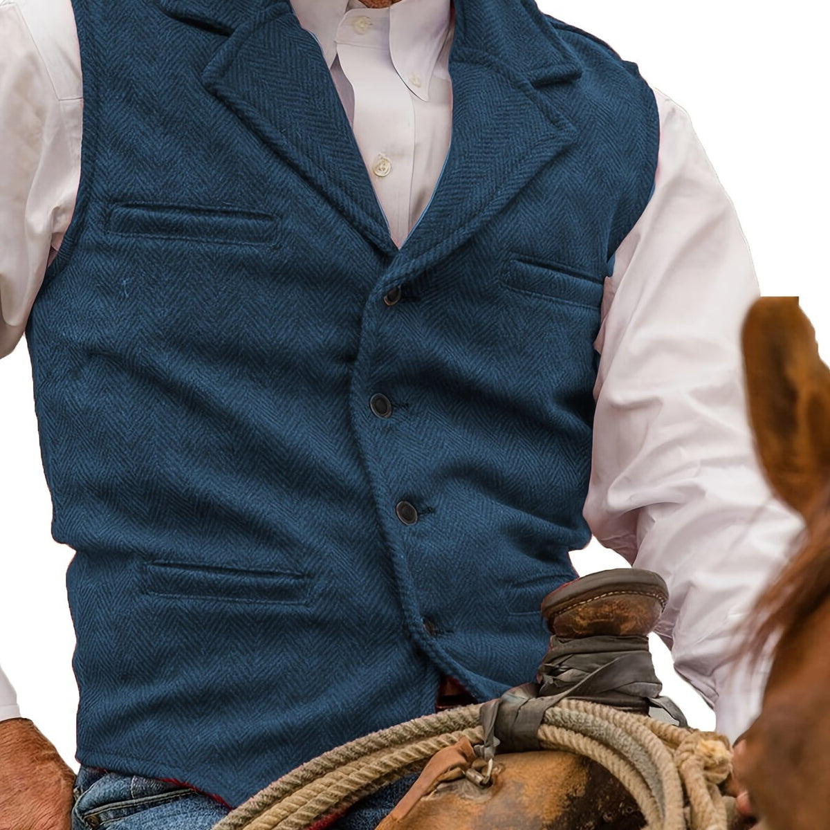 Percy Fairweather | Heritage Herringbone Vest