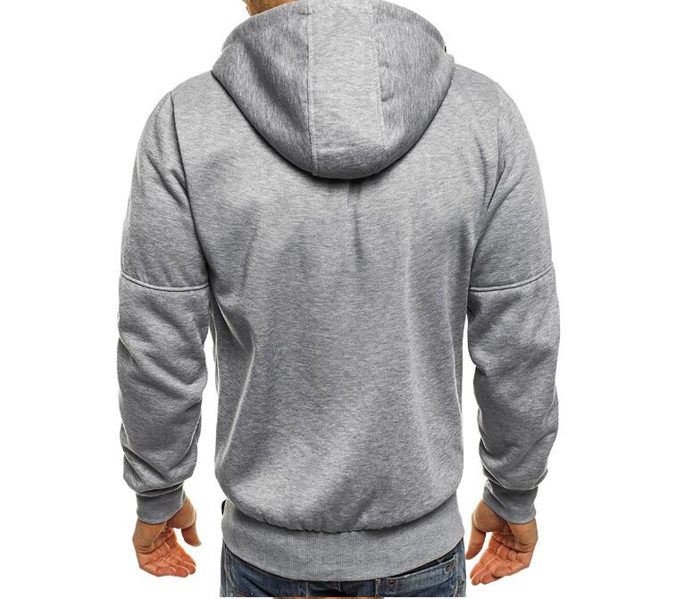 Ellis Marchmont | Black Zip-Up Hoodie with Neon Zip Details