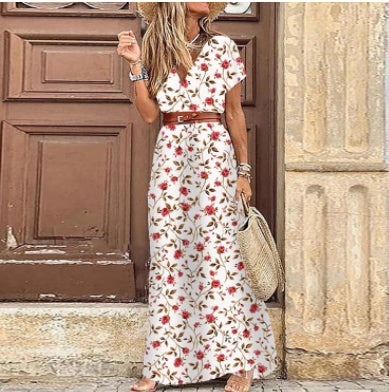 Daisy Merton | Paisley Print Maxi Dress With Wrap Front