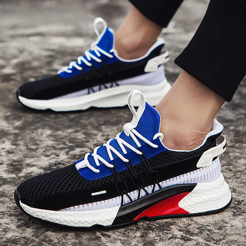 Malcolm Fenwick | Mesh Colour-Block Trainers For Men