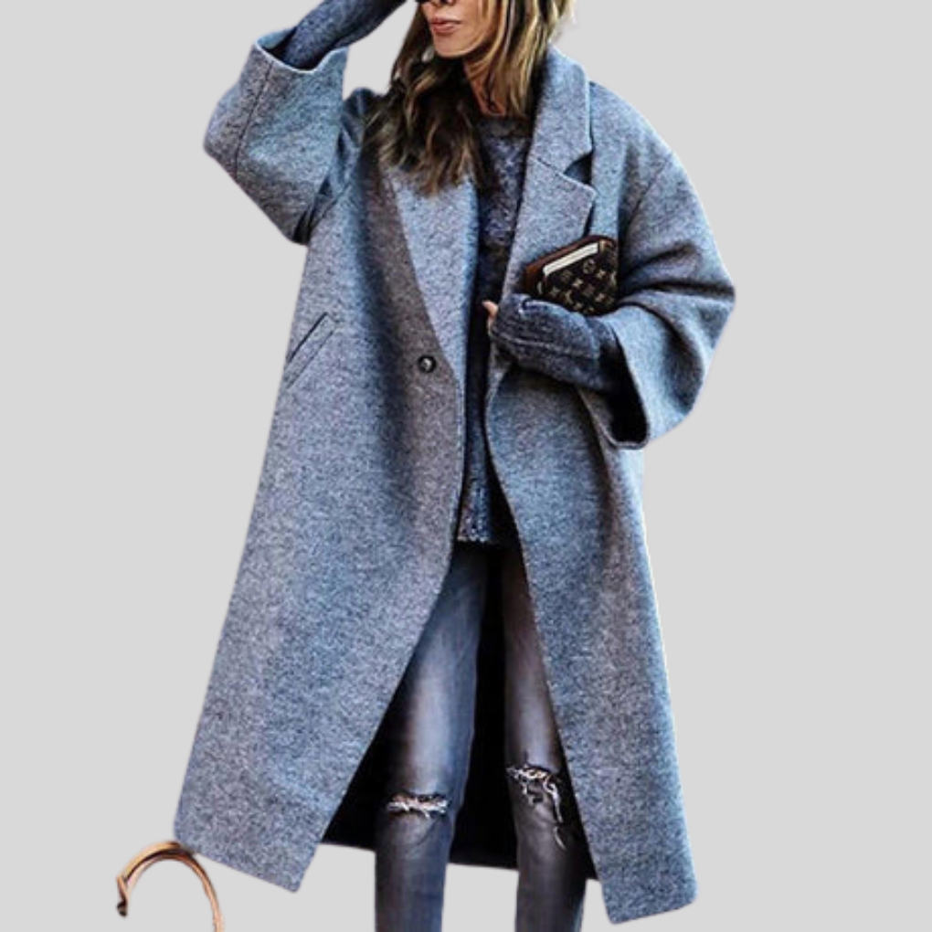 Marina Holloway | Oversized Plaid Longline Coat