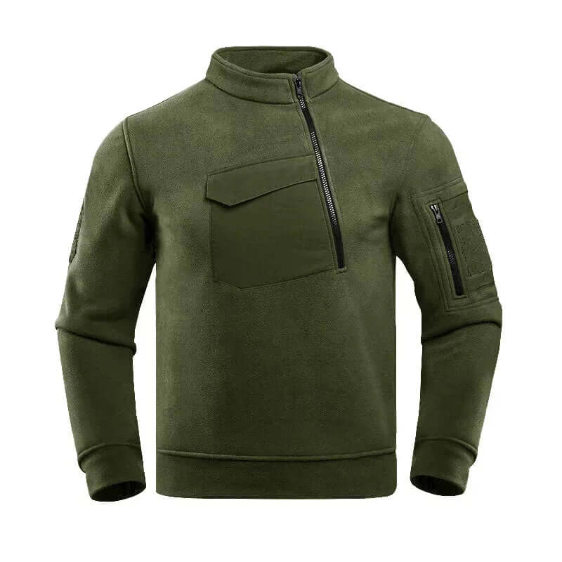 Miles Kendrick | Fleece Mens Jacket With Tactical Zip Pockets