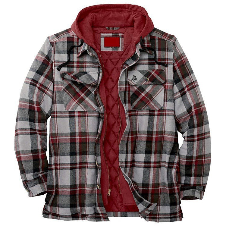 Oscar Marchmont | Quilted Flannel Mens Jacket