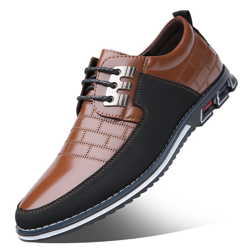 Rhys Bannerman | Leather Colour-Block Loafers For Men