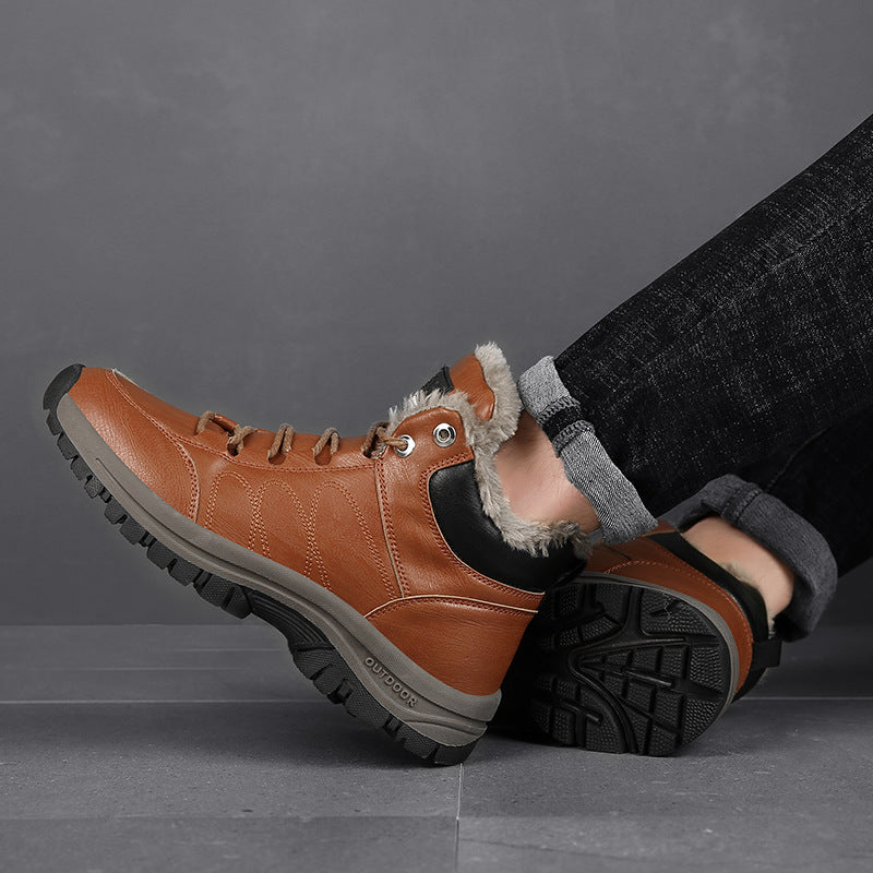 Rowan Griffiths | Warm Leather Winter Boots For Men