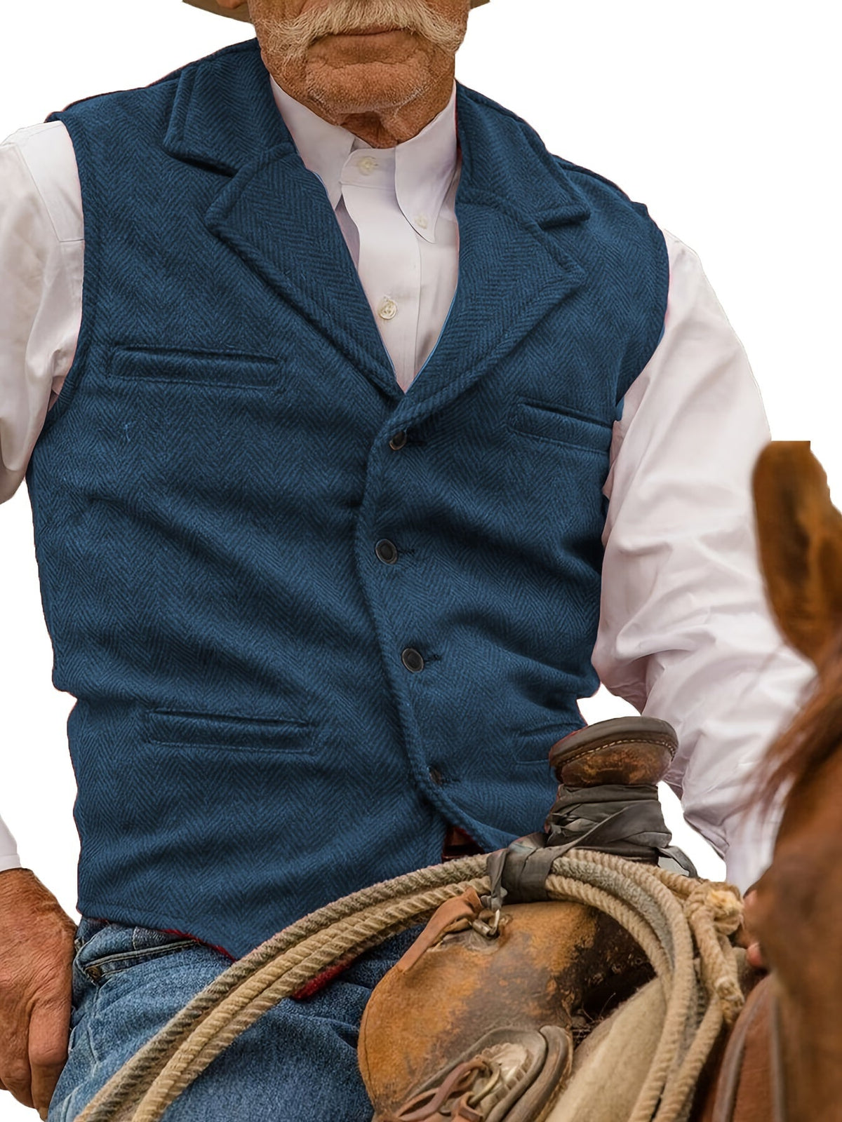 Percy Fairweather | Heritage Herringbone Vest