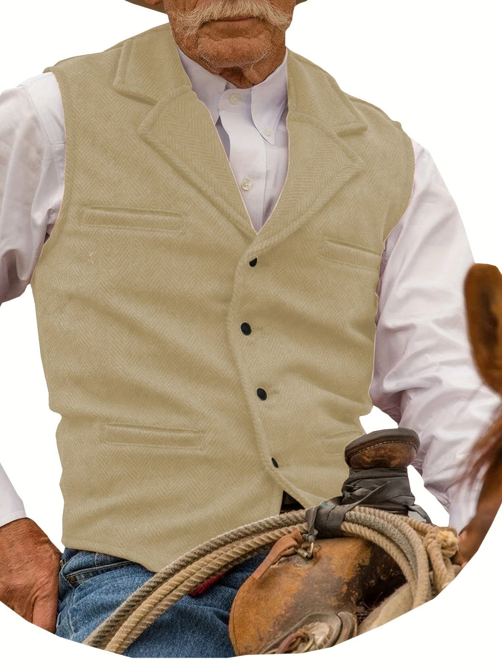 Percy Fairweather | Heritage Herringbone Vest