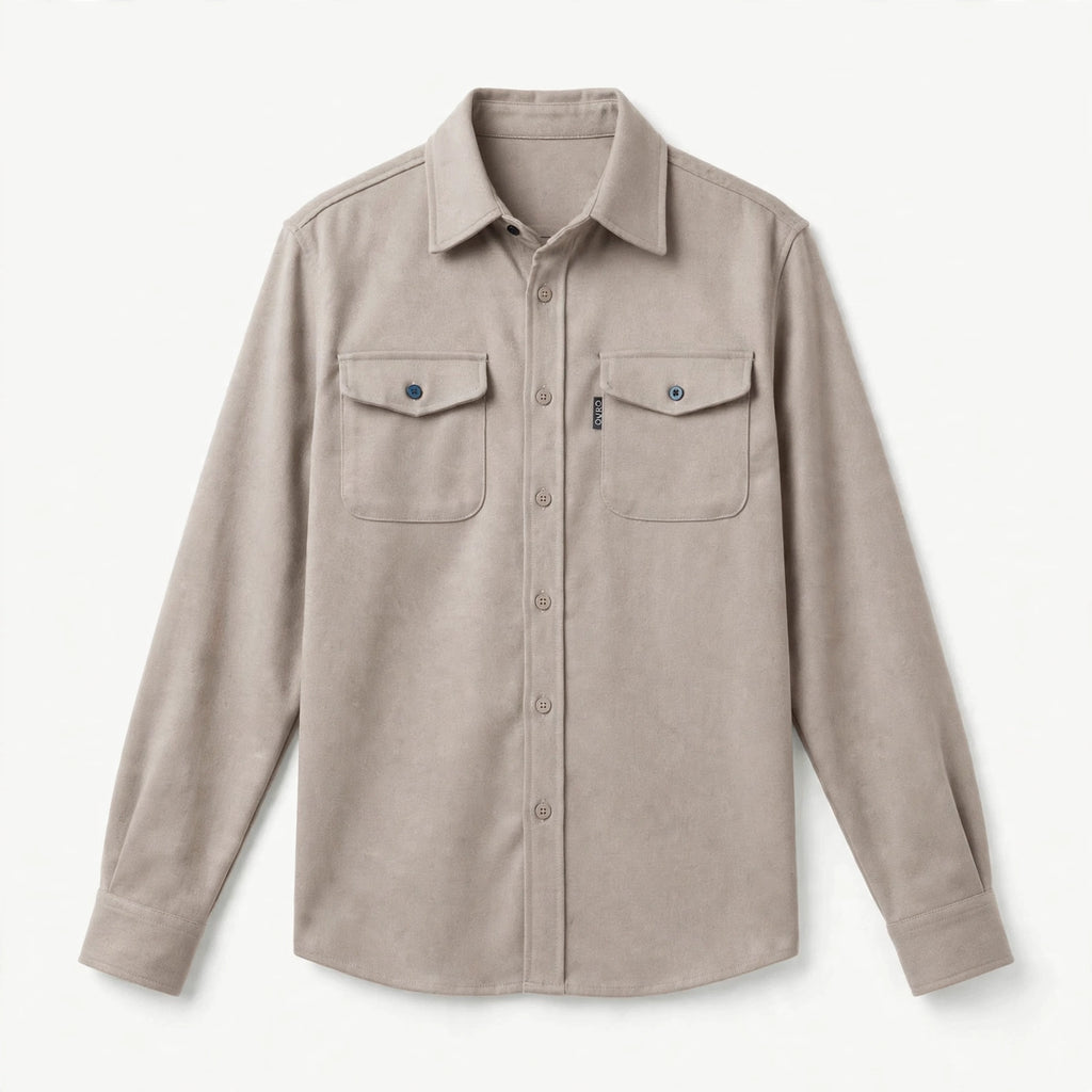 Fergus Cranmore | Brushed Cotton Work Jacket With Chest Pockets