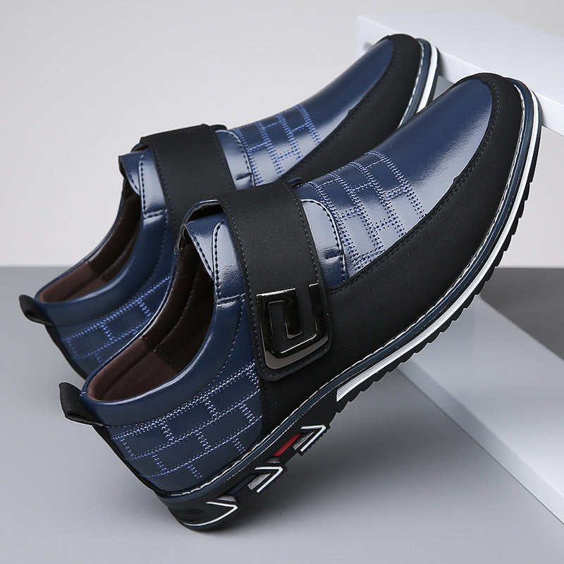 Rhys Bannerman | Leather Colour-Block Loafers For Men