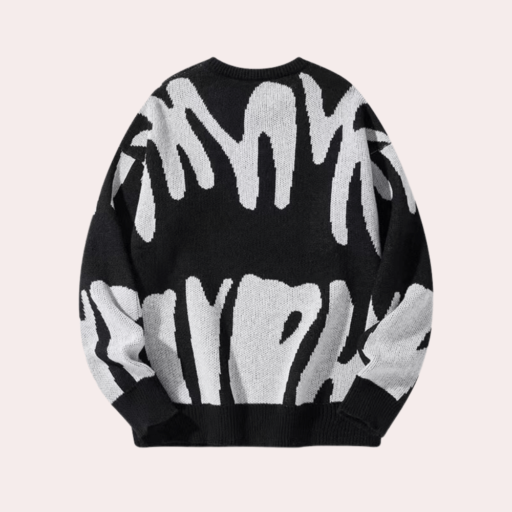 Graham Pickering | Abstract Graphic Knit Sweater