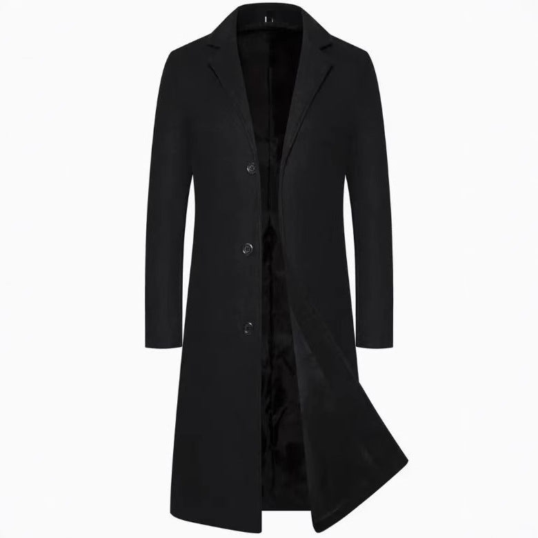 Henry Sutton | Slim-Fit Longline Trench Coat For Men