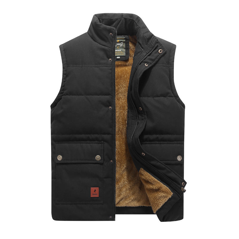 Reuben Scott | Fleece-Lined Quilted Gilet for Men
