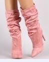 Florence Kingsley | Slouchy Suede Pointed-Toe Heeled Boots