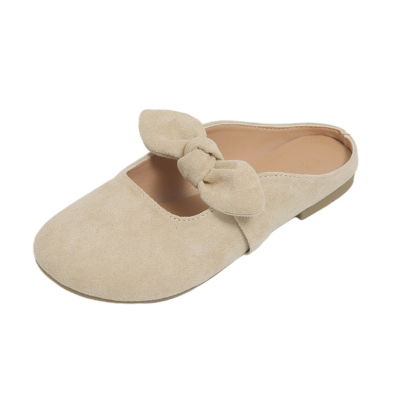 Isla Bramwell | Bow Detail Mule Slippers