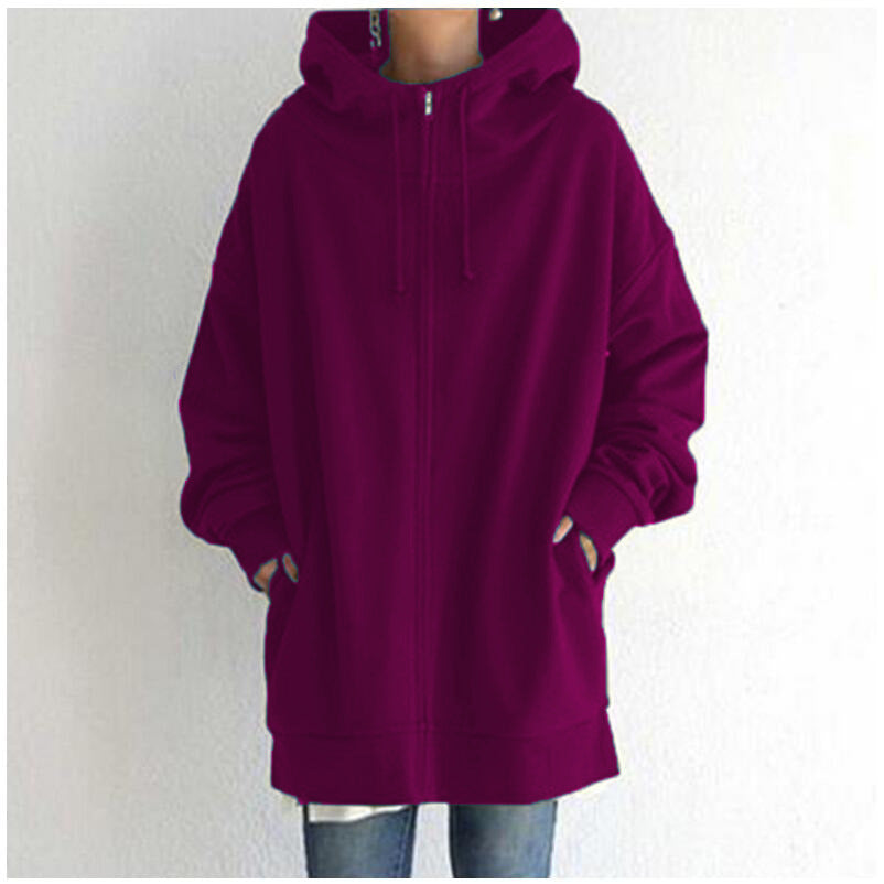 Marigold Hartley | Longline Zip-Up Hoodie
