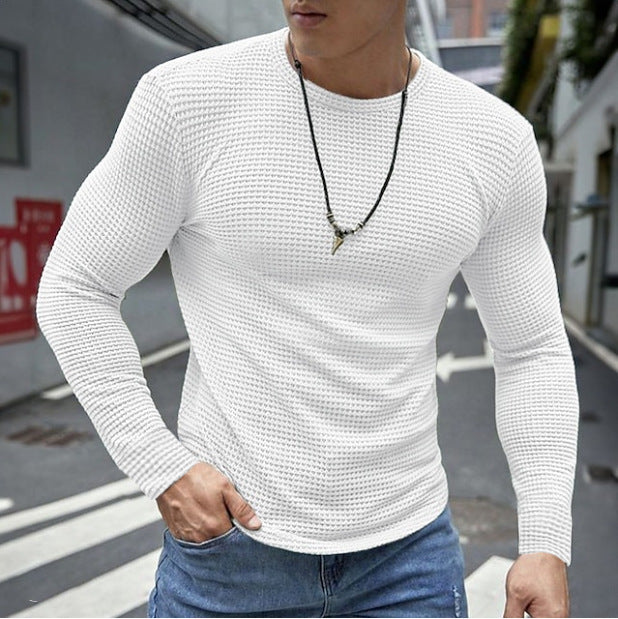 Alistair Grantham | Waffle-Knit Long-Sleeve Top For Men