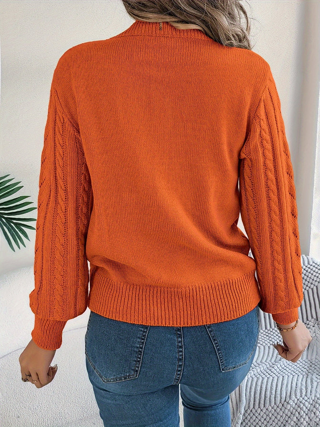 Verity Clarke | Cable-Knit Textured Sweater For Women