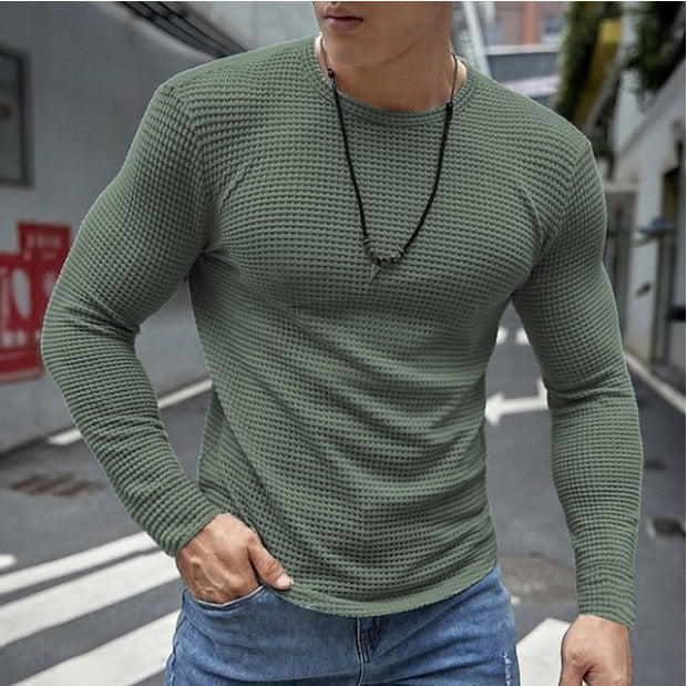Alistair Grantham | Waffle-Knit Long-Sleeve Top For Men