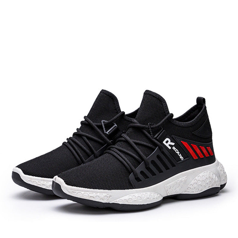 Duncan Ellery | White Mesh Sports Sneakers For Men