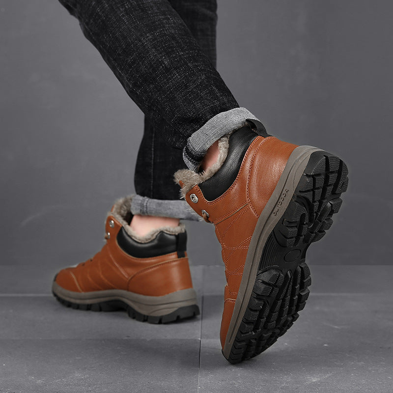 Rowan Griffiths | Warm Leather Winter Boots For Men