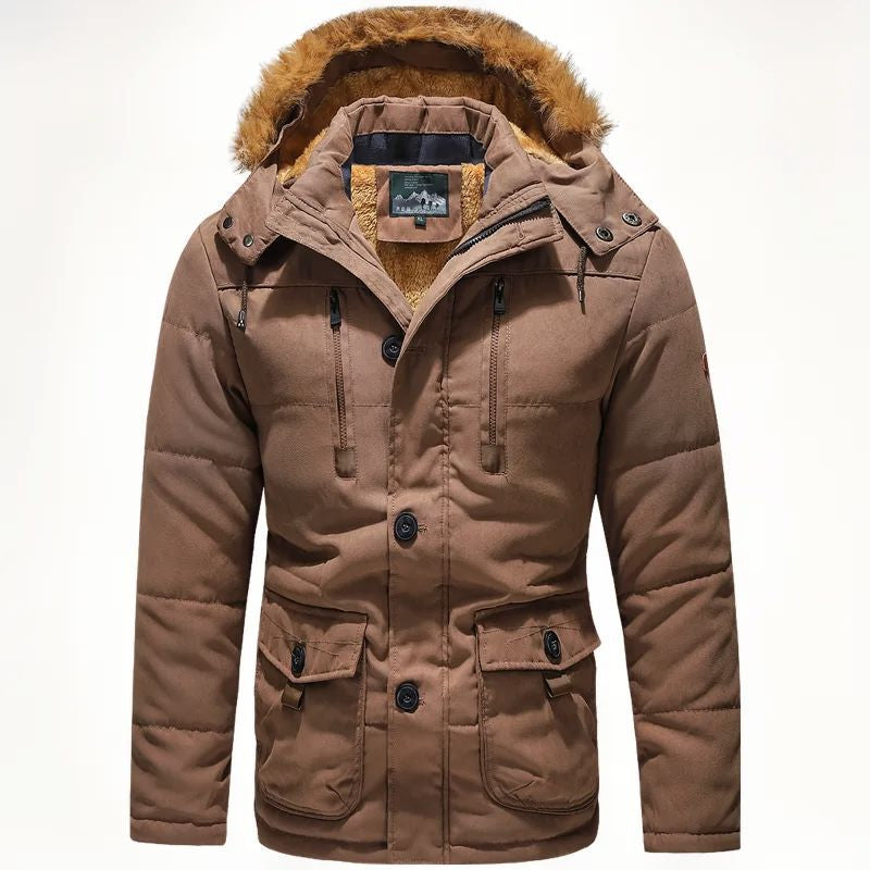 Graham Ashwood | Hooded Fleece-Lined Mens Coat