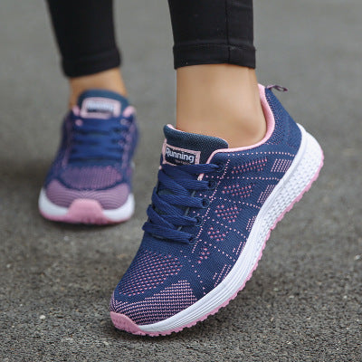 Freya Nash | Mesh Sneakers With Contrast Trim