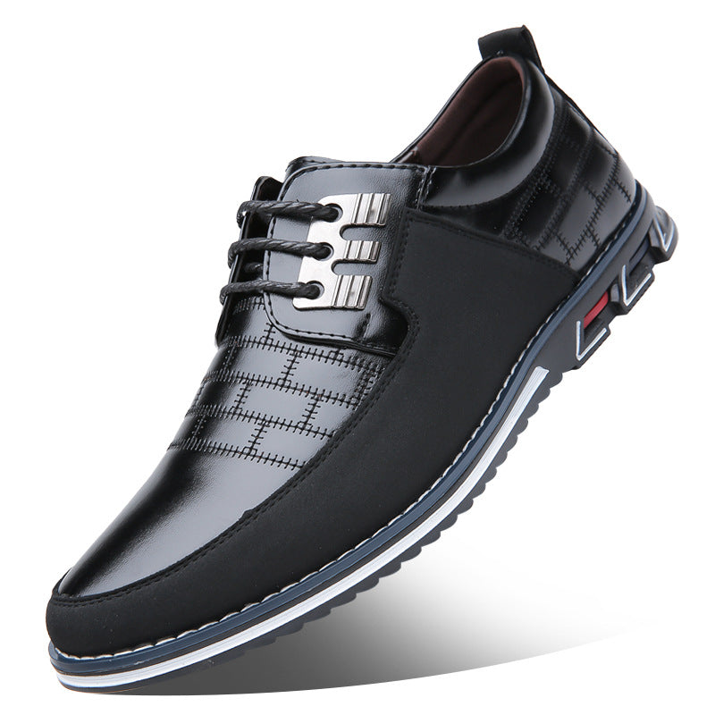 Rhys Bannerman | Leather Colour-Block Loafers For Men