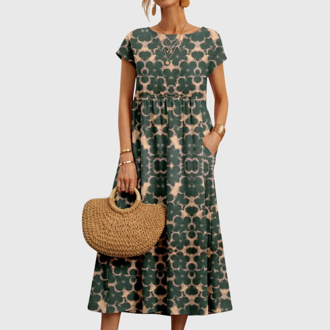 Georgina Pratt | Floral Maxi Dress With Pockets