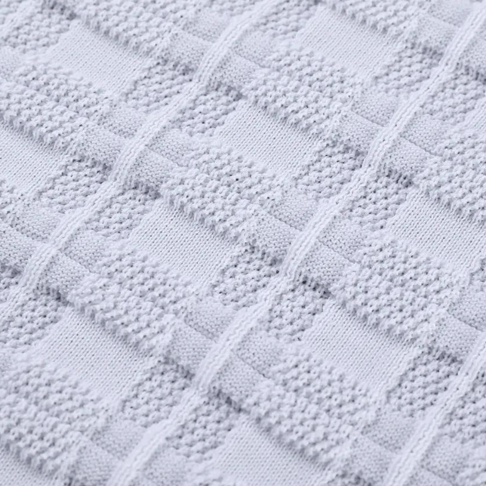 Hugo Sinclair | Checkered Knit Hooded Sweater