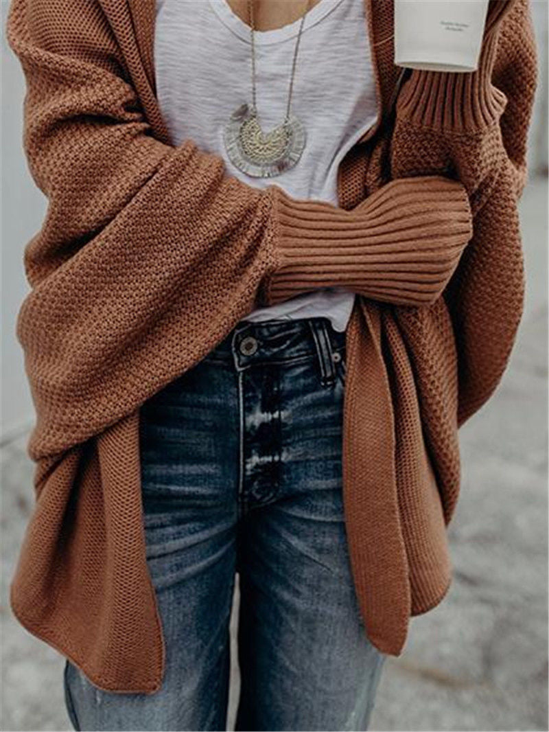 Vivienne Radley | Oversized Batwing Knitted Cardigan for Women