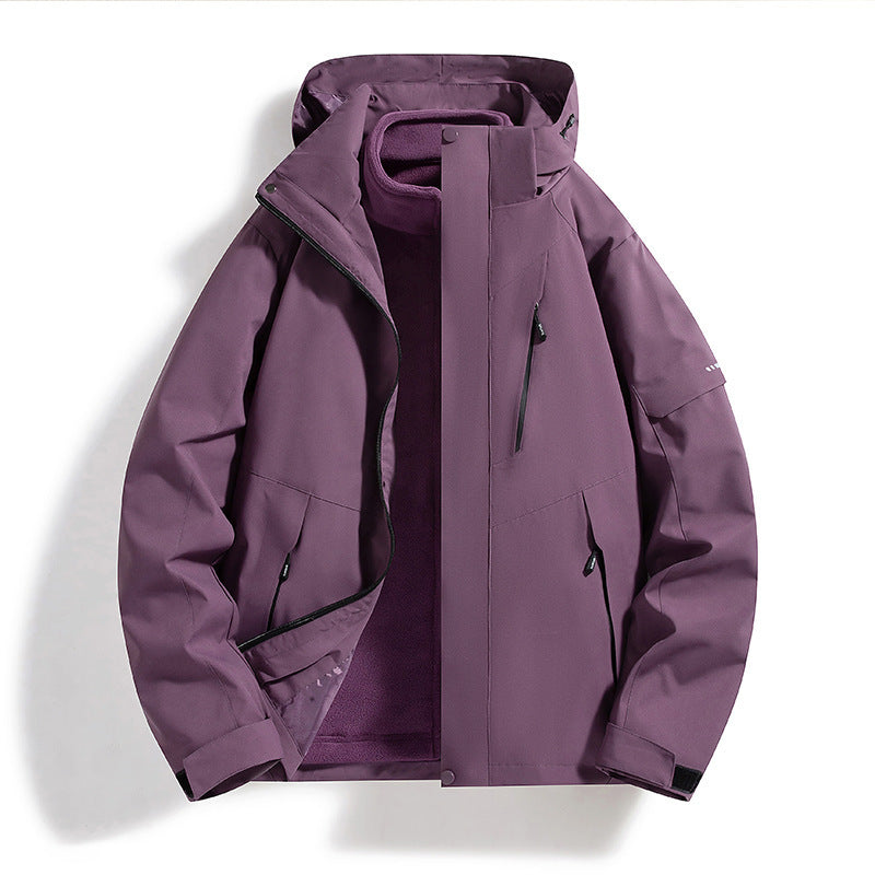 Daisy Green | Three-in-One Waterproof Hooded Jacket