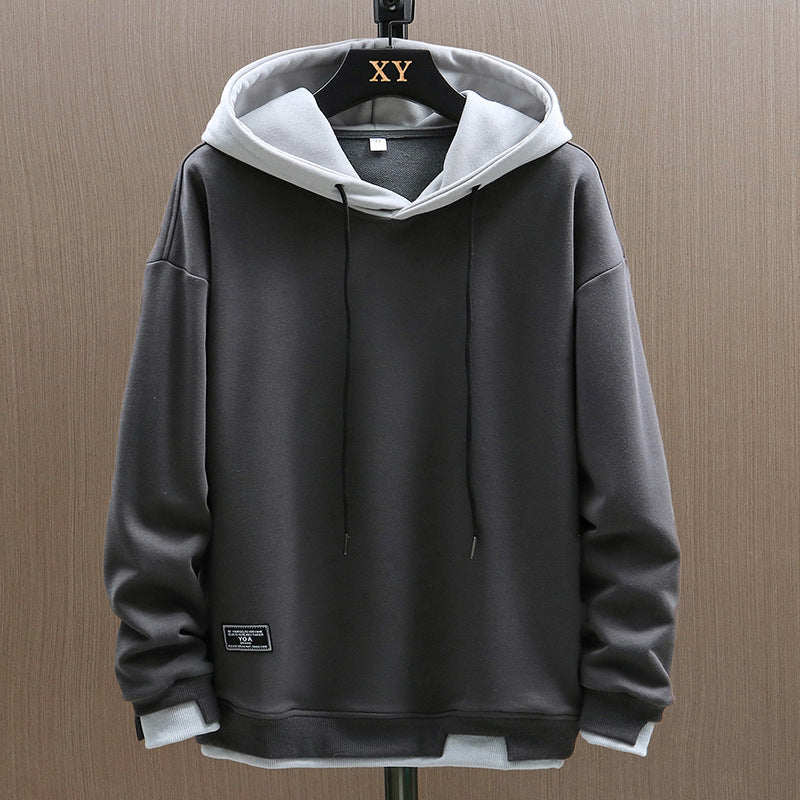 Angus Beaumont | Colour-Block Hooded Sweatshirt for Men