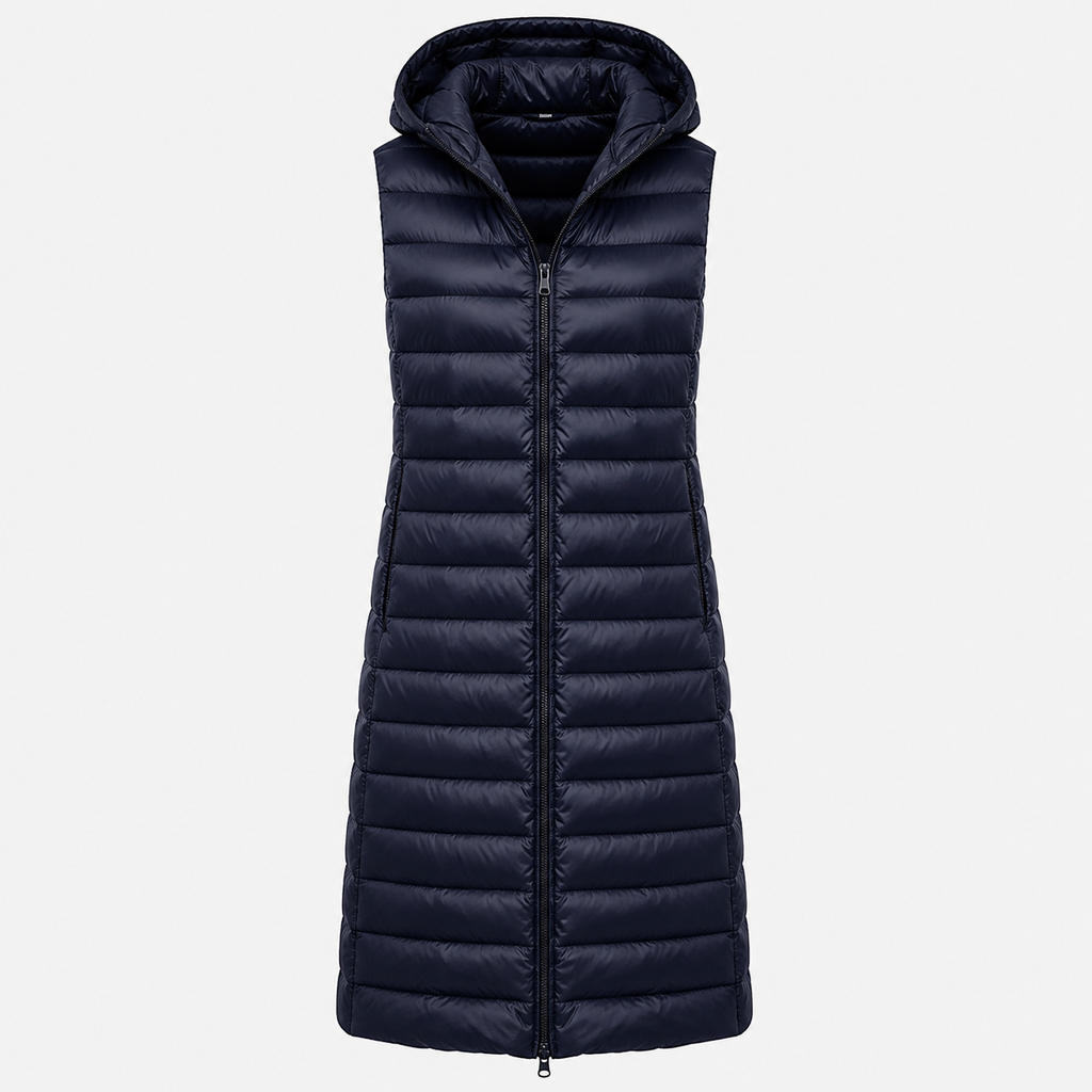 Amelia Williams | Longline Quilted Puffer Vest