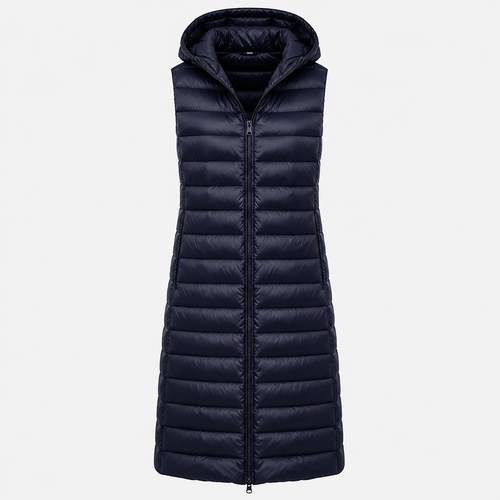 Amelia Williams | Longline Quilted Puffer Vest