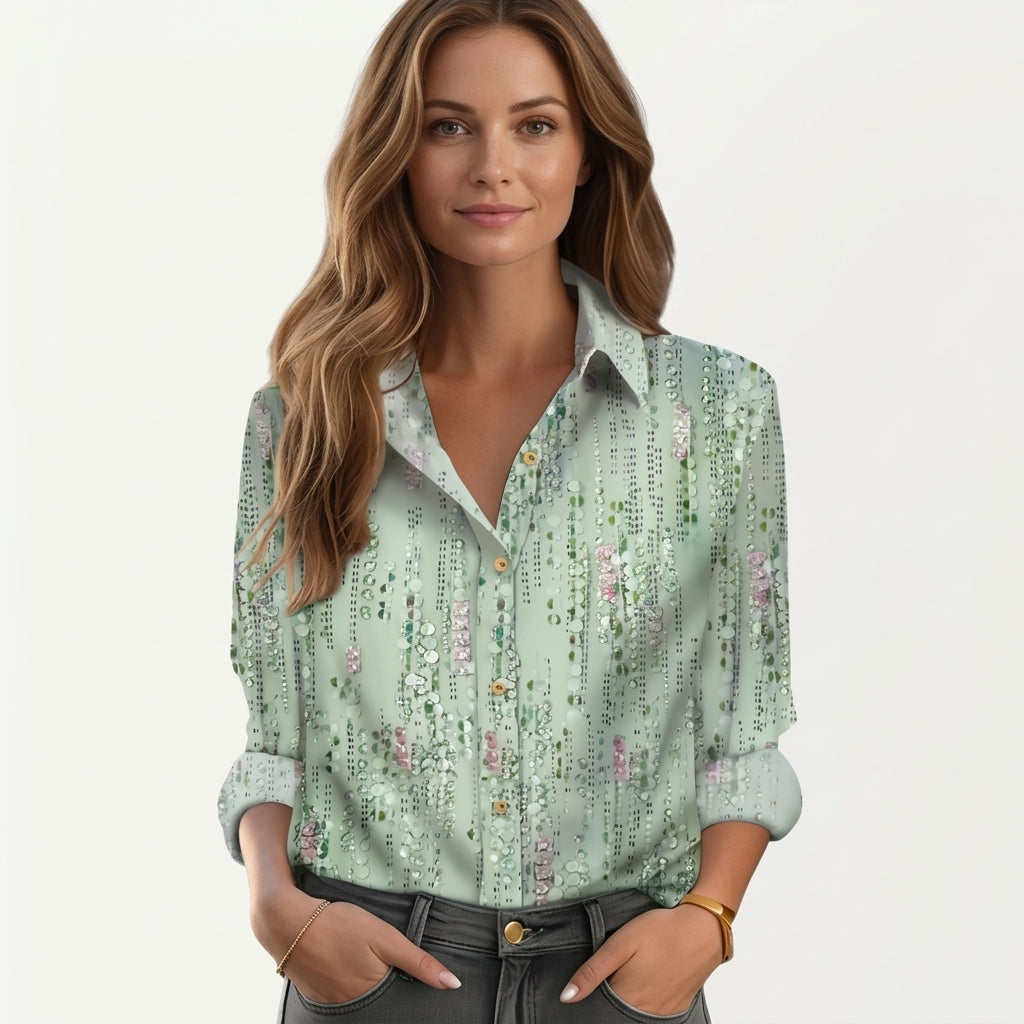 Beatrice Lonsdale | Floral Print Long-Sleeve Blouse