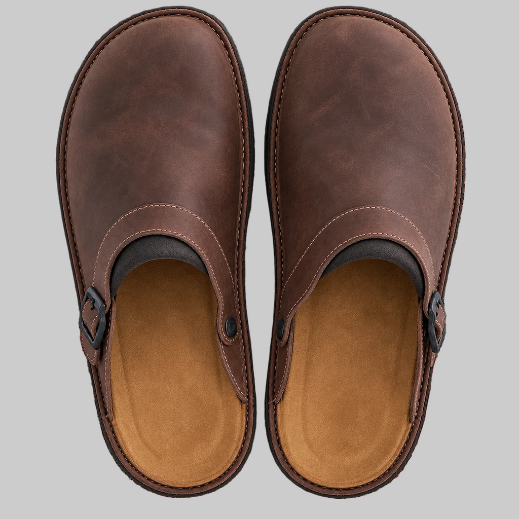 Comfort Slip-On Shoes with Buckle Strap