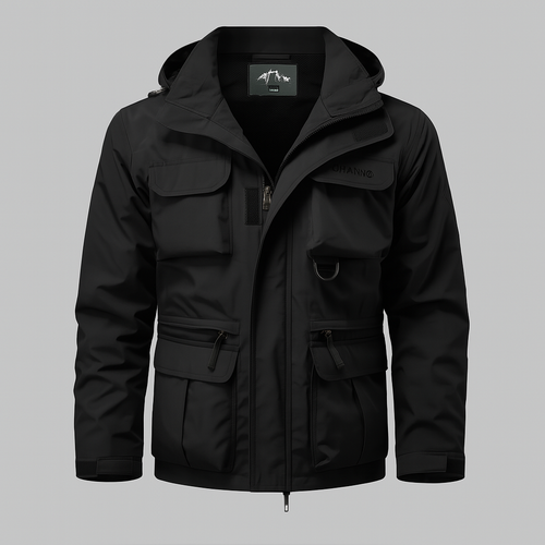 Anthony Rowntree | Waterproof Mens Coat With Utility Pockets