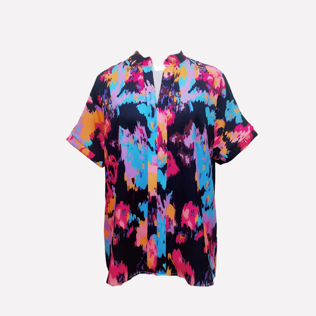 Cecily Marchbank | Paisley Print Blouse With Drop-Shoulder Sleeves