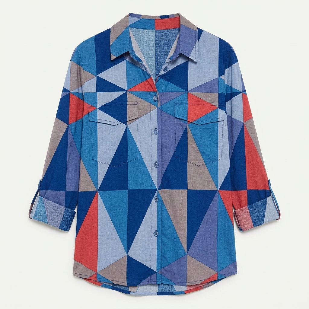 Cordelia Winstanley | Striped Cotton Blouse With Button Front