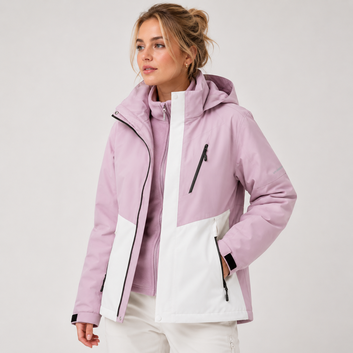 Daisy Green | Three-in-One Waterproof Hooded Jacket