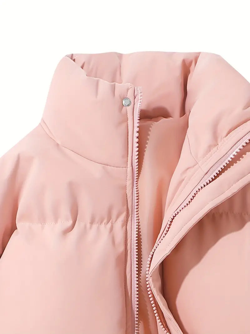 Women's Quilted Hooded Padded Winter Jacket