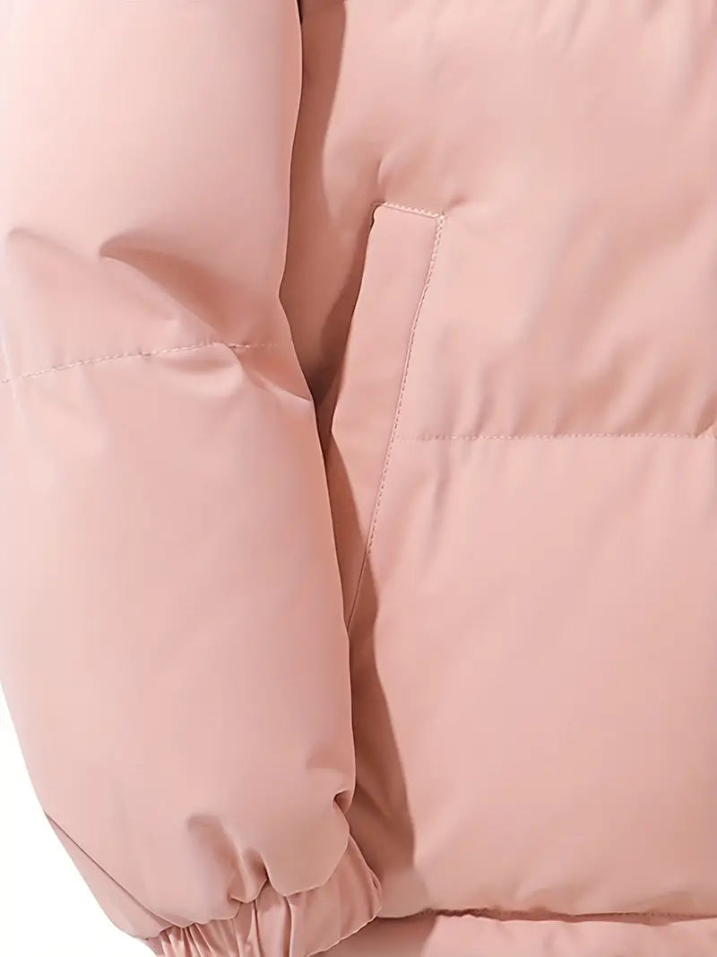 Women's Quilted Hooded Padded Winter Jacket