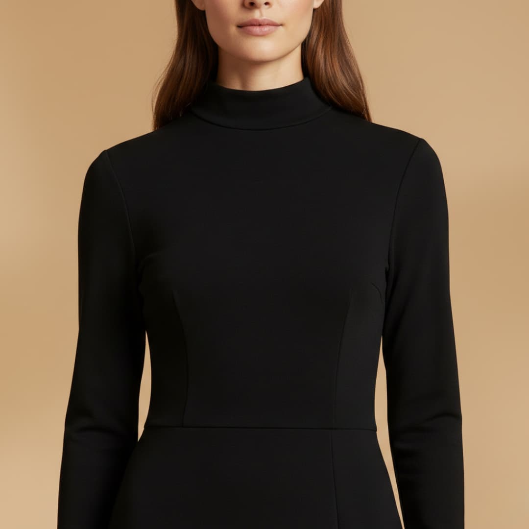 Elspeth Kinross | Long-Sleeve Maxi Dress With Side Slit