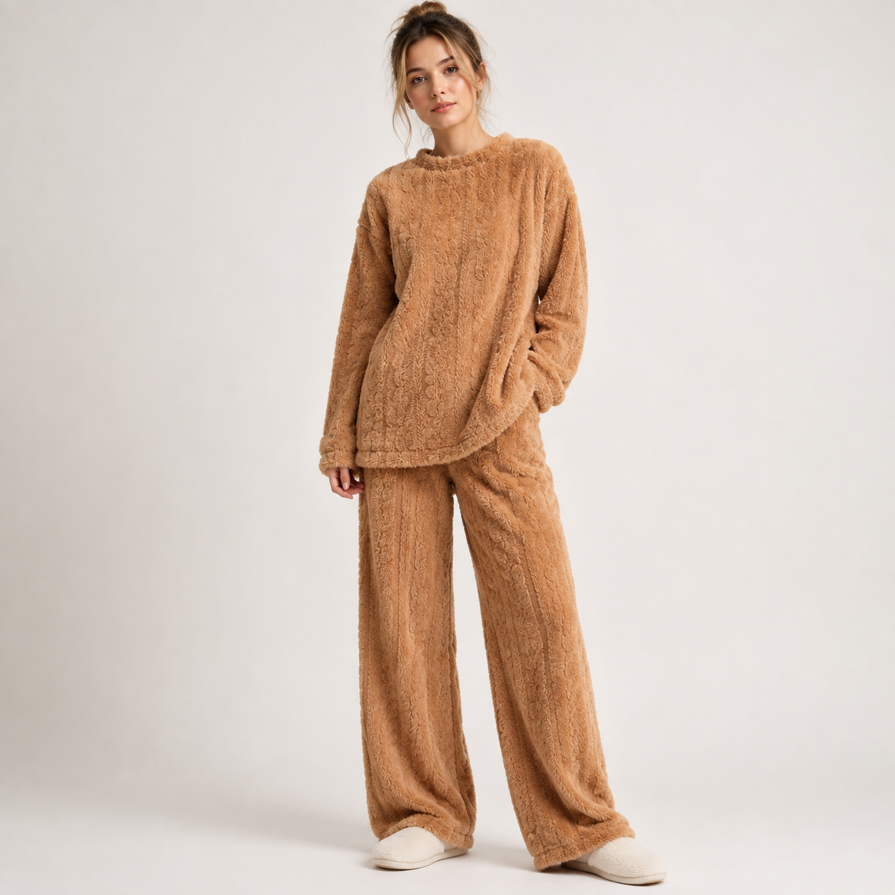 Florence Baker | Flannel Fleece Pyjama Set for Women