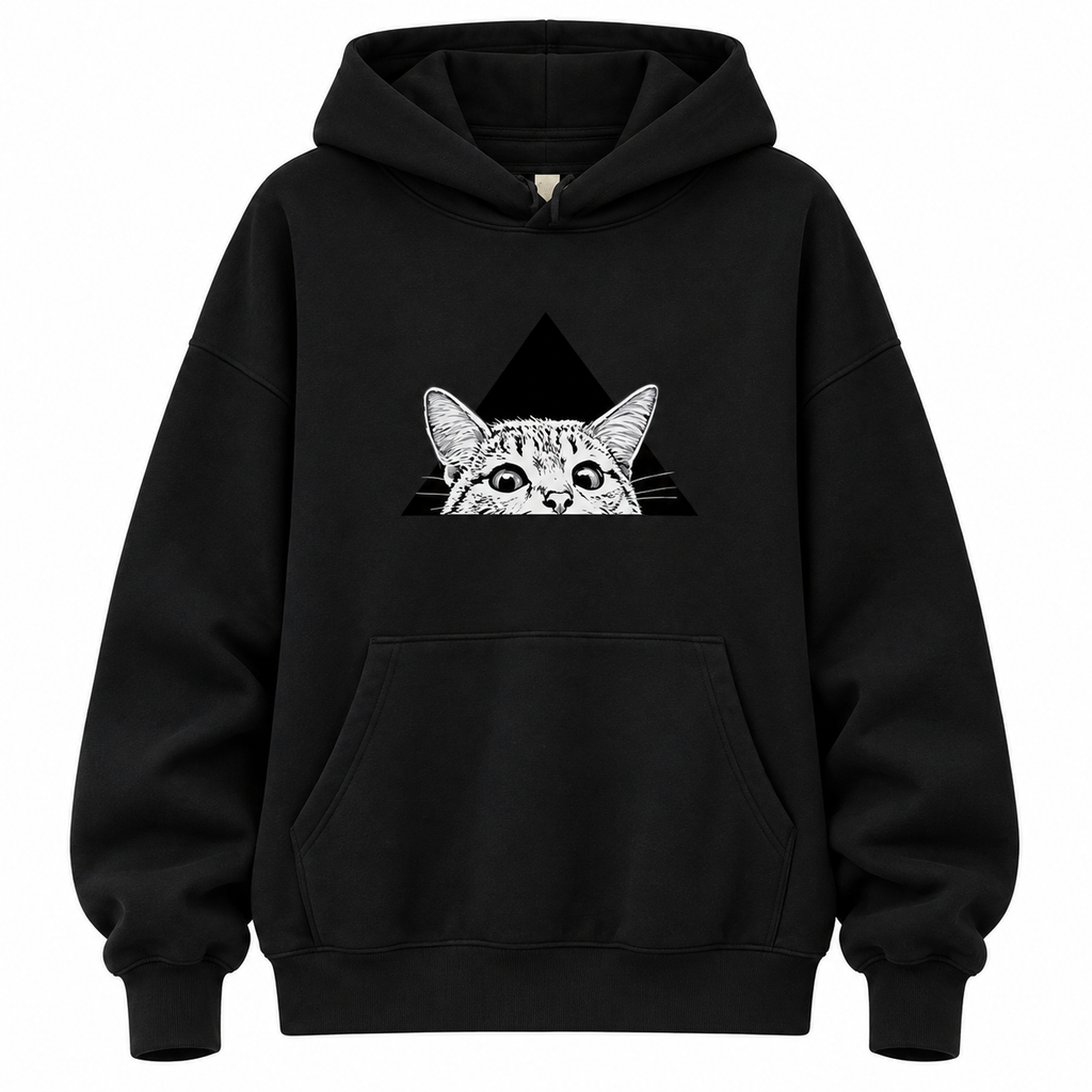 Freya Marsden | Cat Print Hoodie For Women